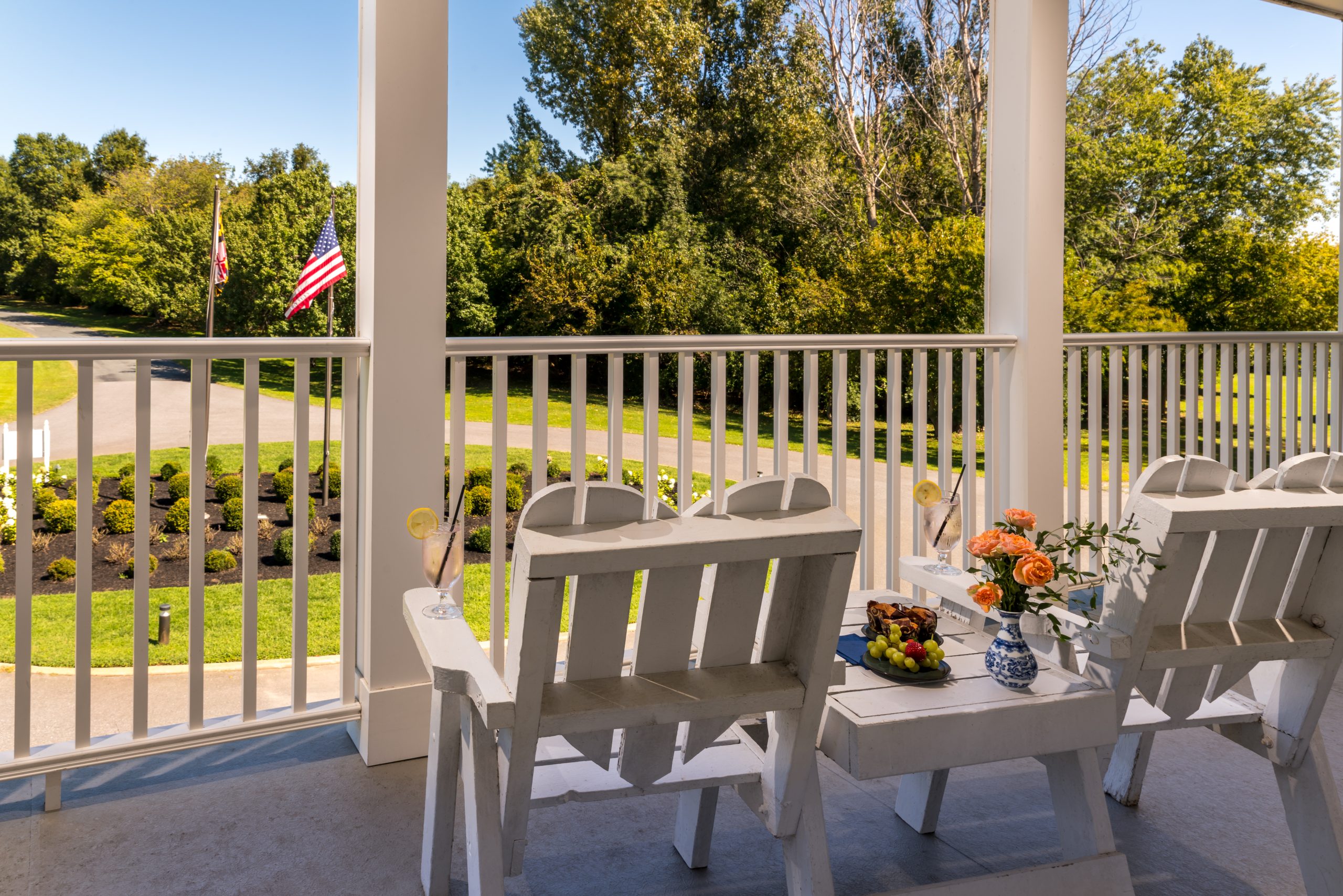 Wrap-Around Porch at Kent Island Resort